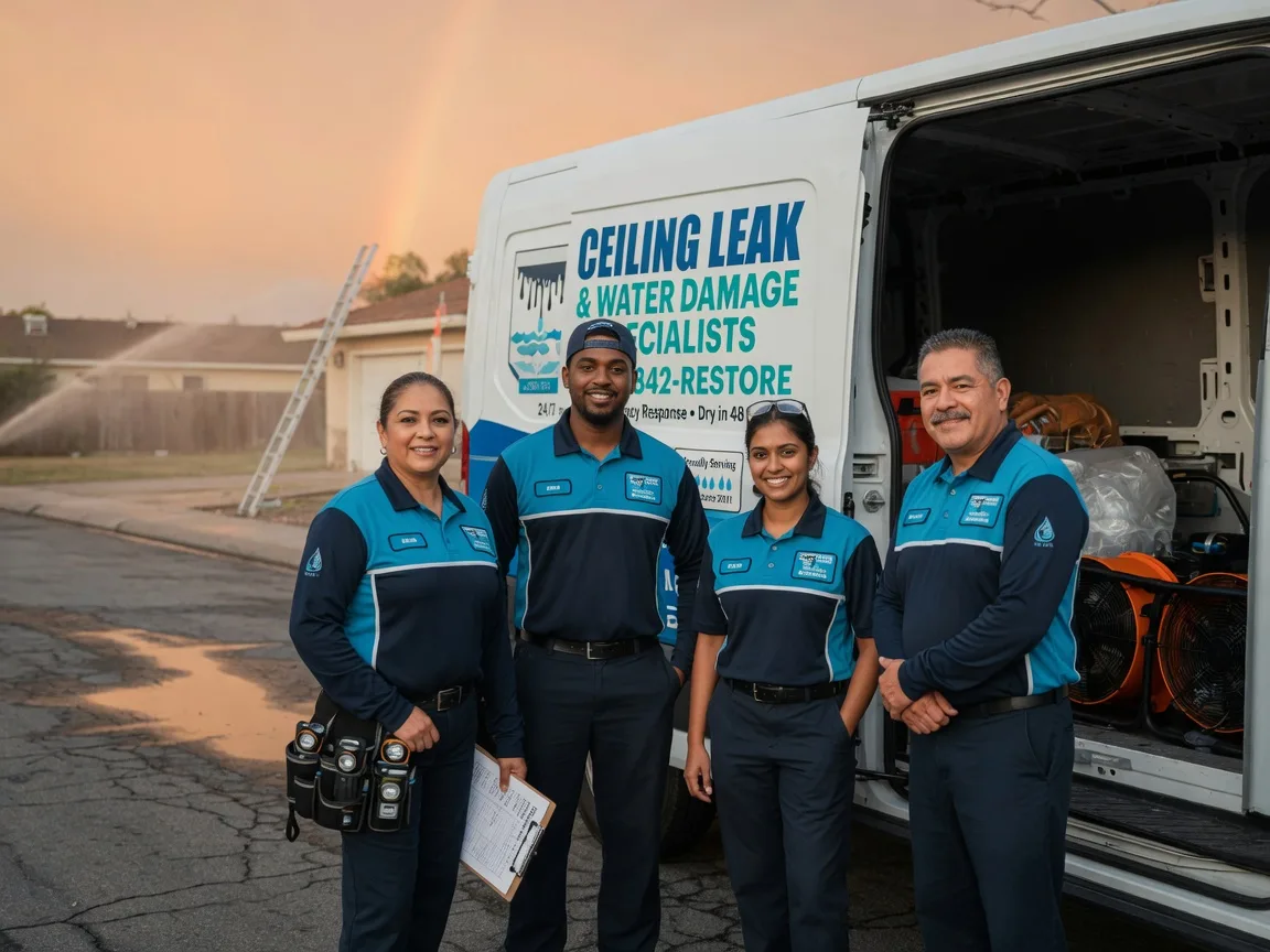 Ceiling Leak Cleanup company in Merced, CA